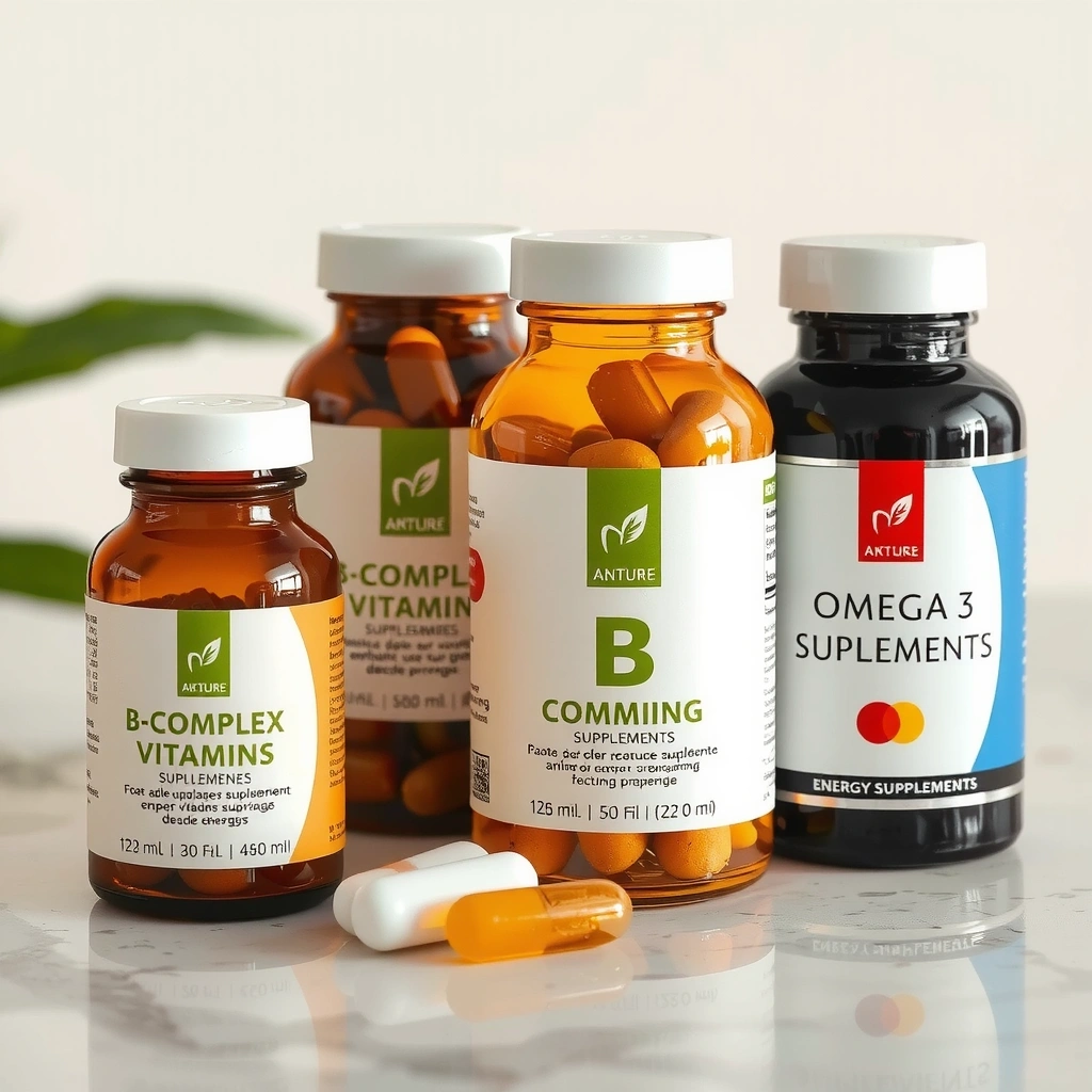 Natural supplements and vitamins for energy and vitality