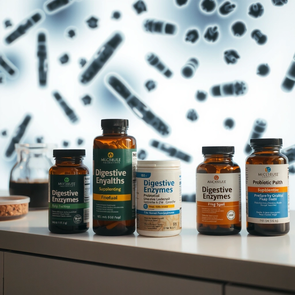 Men's digestive health supplements and probiotics